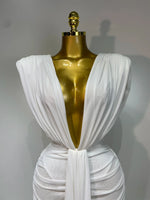 Ivory Godess Mini Dress