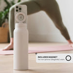 Insulated Water Bottle with Magnetic Phone Mount