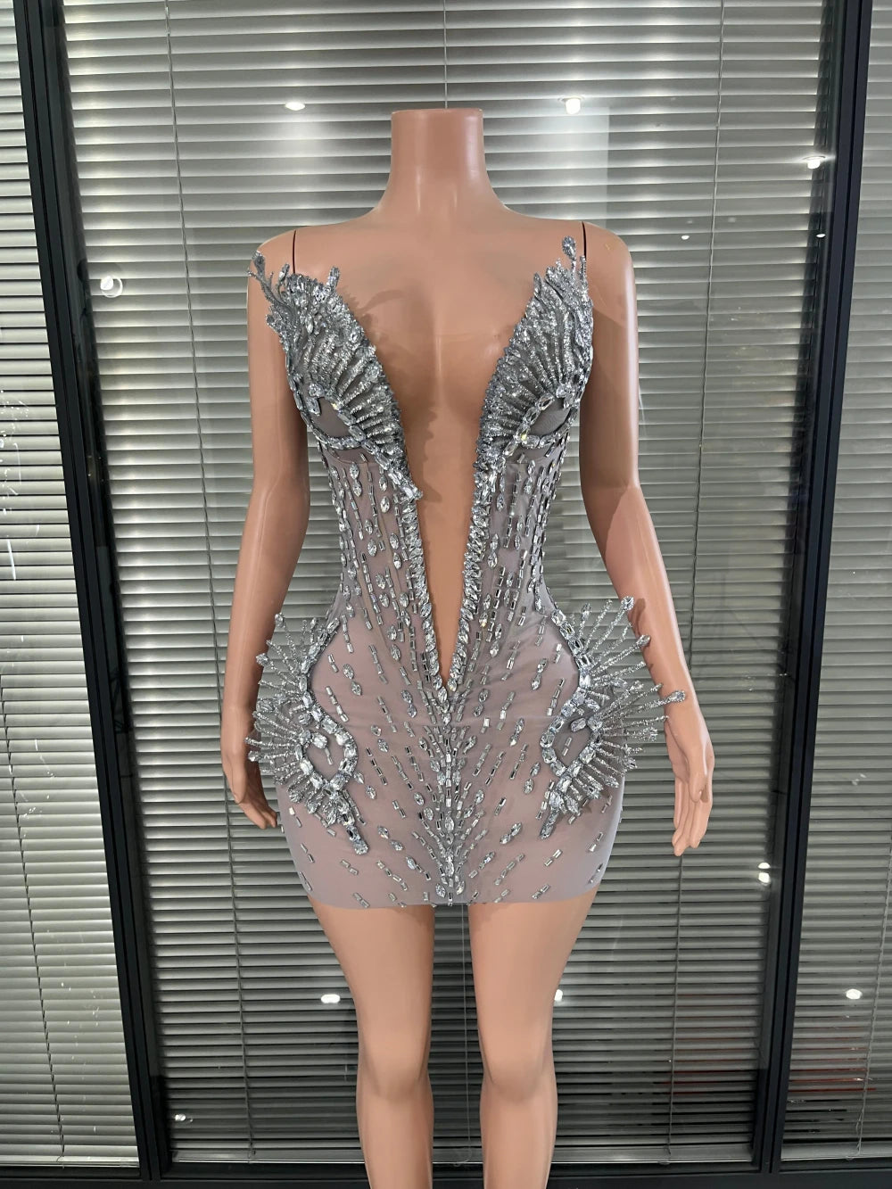 Celestial Diamond Mini Dress