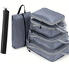 Travel Compressed Packing Cubes Storage Organizer Set