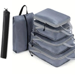 Travel Compressed Packing Cubes Storage Organizer Set