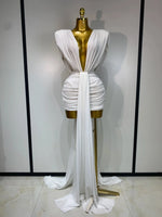 Ivory Godess Mini Dress
