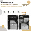Travel Compressed Packing Cubes Storage Organizer Set
