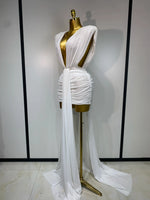 Ivory Godess Mini Dress