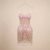 Rosé Blossom Mini Dress